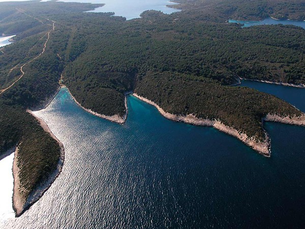 many bays of Pakleni islands