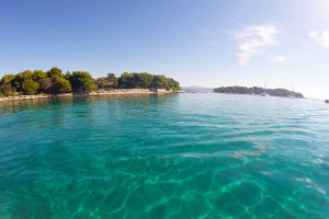 Clear sea of Blue lagoon