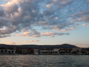 Split promenade at dusk Split promenade at dusk