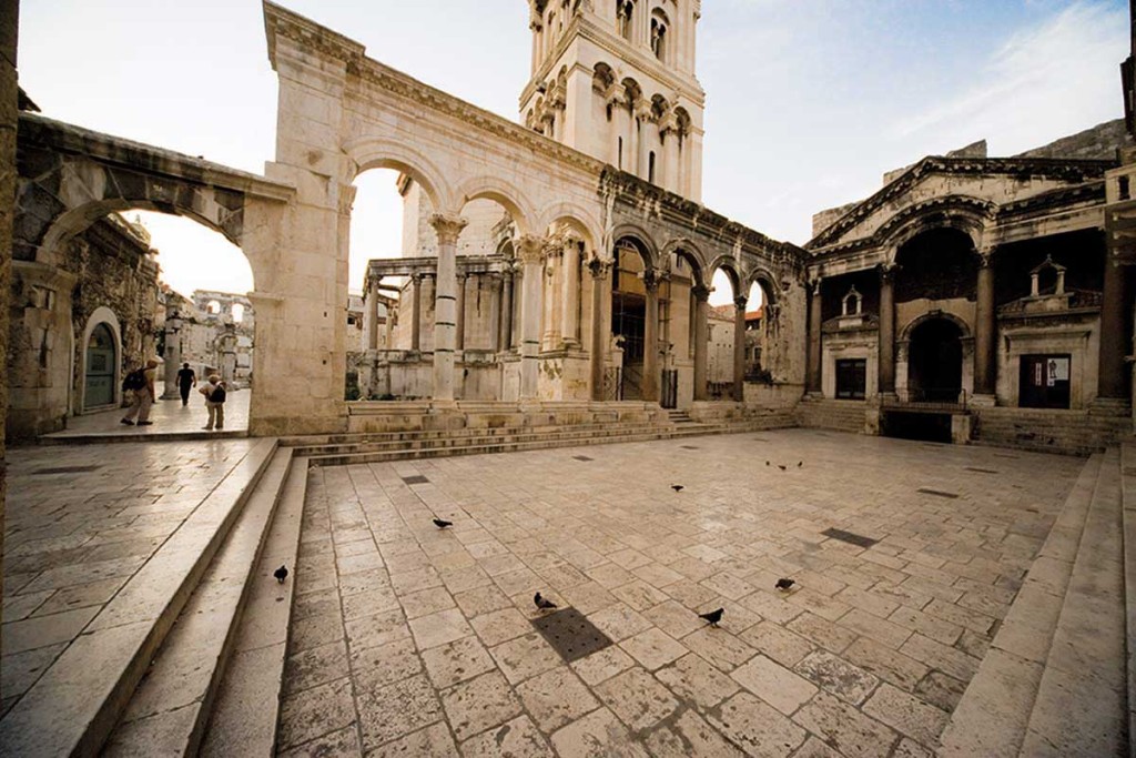 Peristil (Emperor Square) in Split