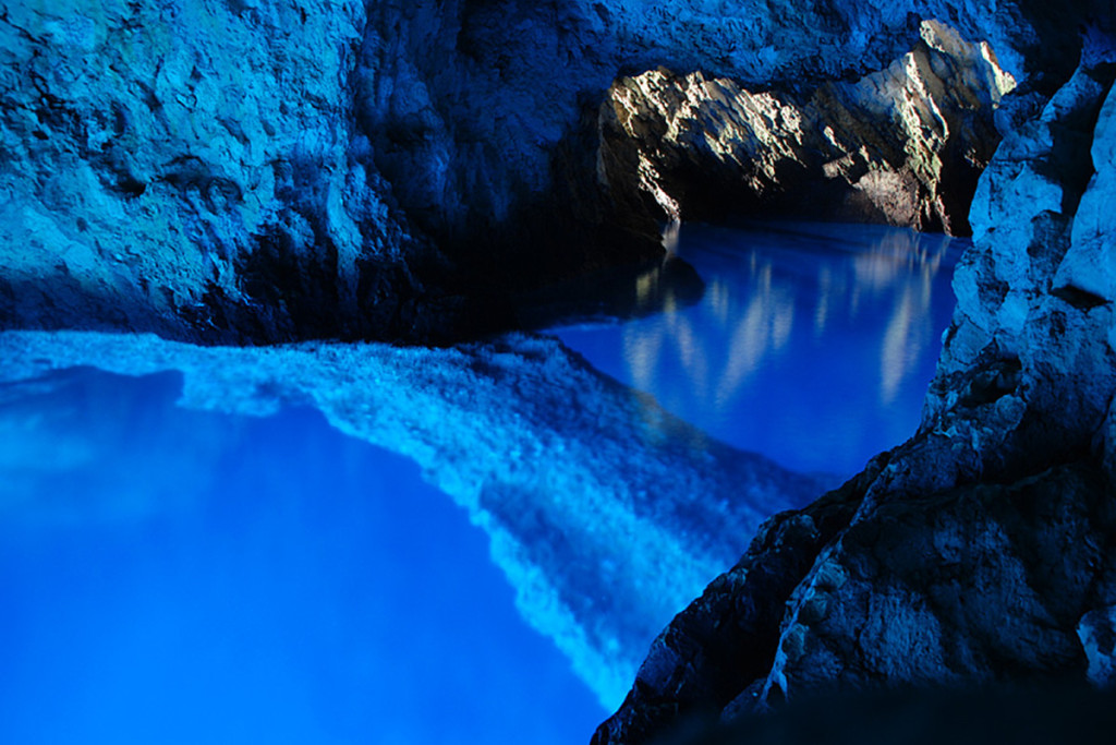 Blue Cave on island Bisevo