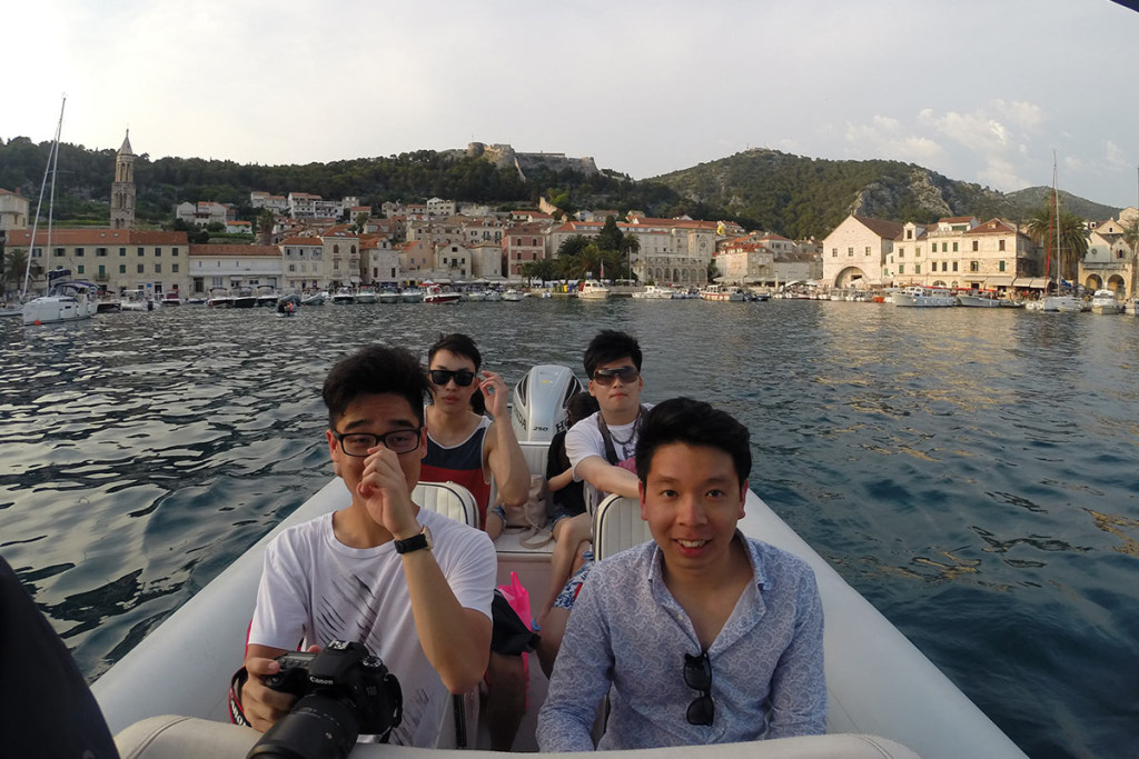 Leaving Hvar town