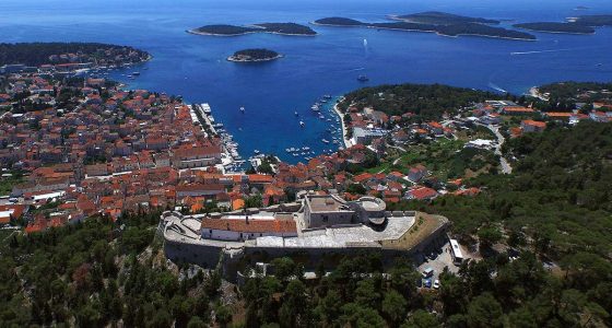 Fortica fortress, Hvar and Pakleni islands