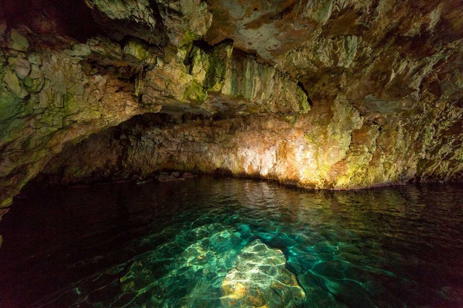 Inside the Green Cave