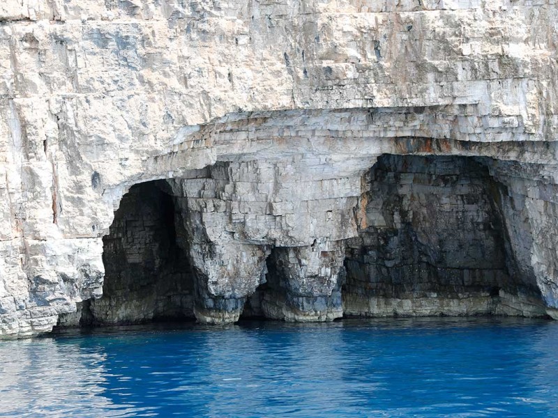 The Pants, Famous Rock Formation on South side of Vis island