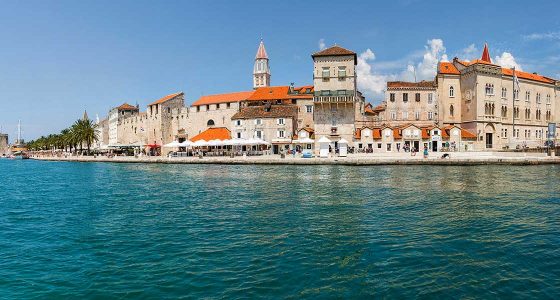 View on Trogir from Trogir Bridge