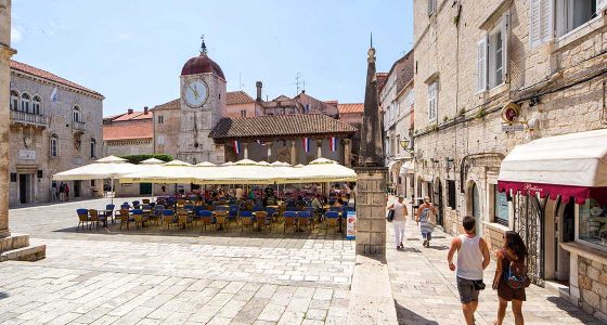 St Lawrence Square in Trogir