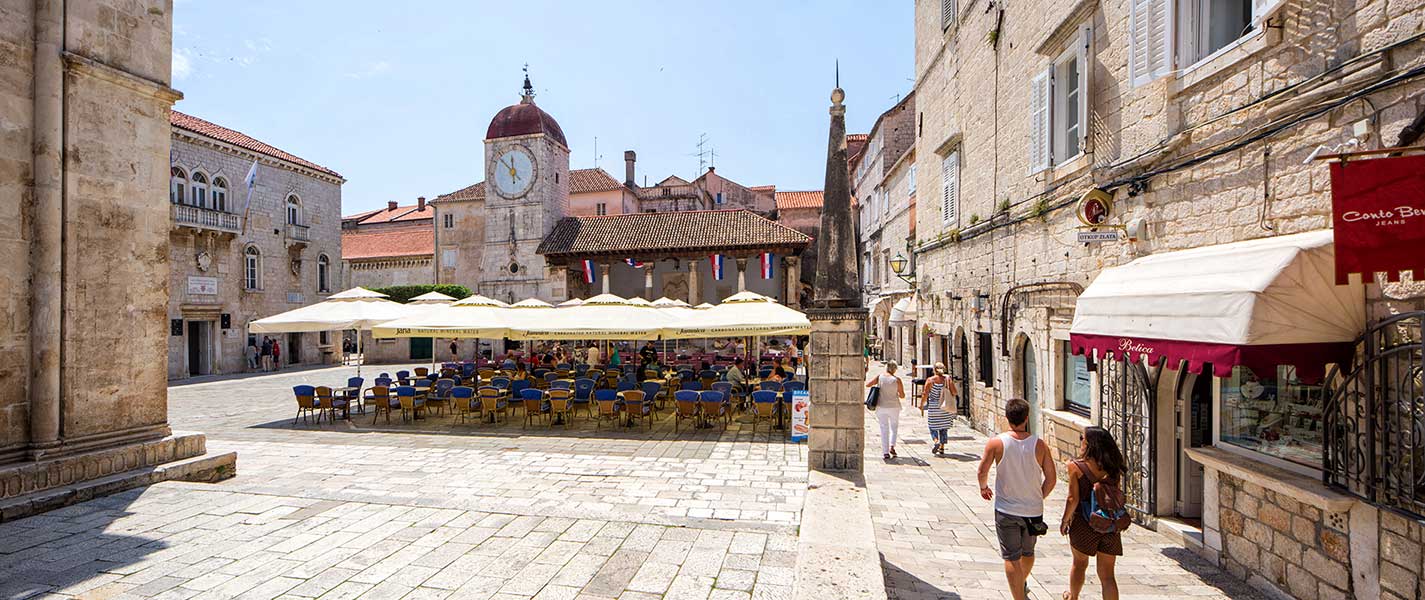 St Lawrence Square in Trogir