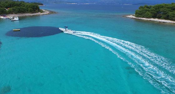 shallow bay of Blue Lagoon