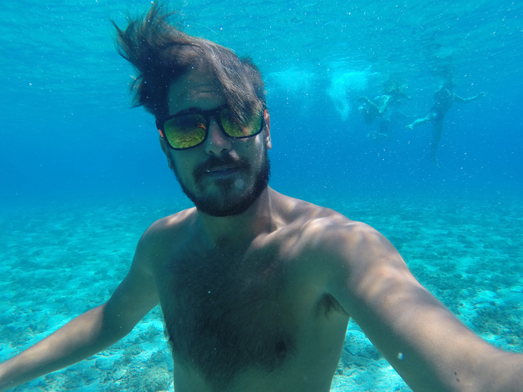 Marko, underwater selfie