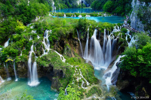 lower lakes of Plitvice national park