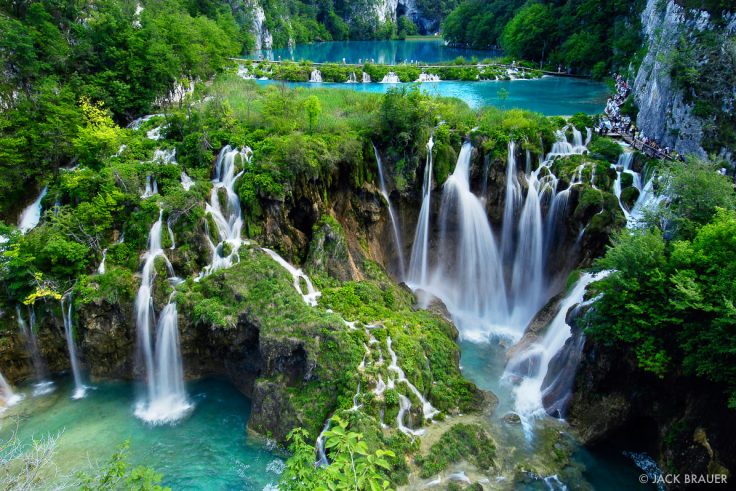 lower lakes of Plitvice national park