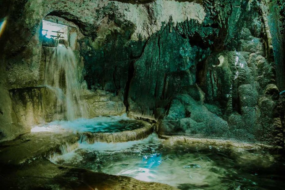 inside waterpools Krka ethno village