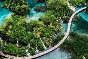 trail to the largest waterfall in Croatia