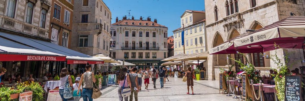 Old town hostel in Split, Croatia