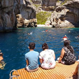 moored-in-front-of-Stiniva-cove