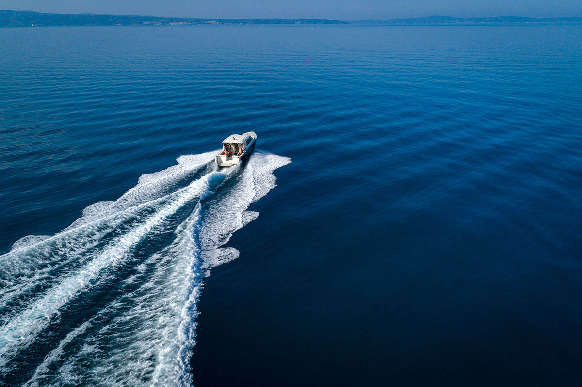 cruising islands near Split