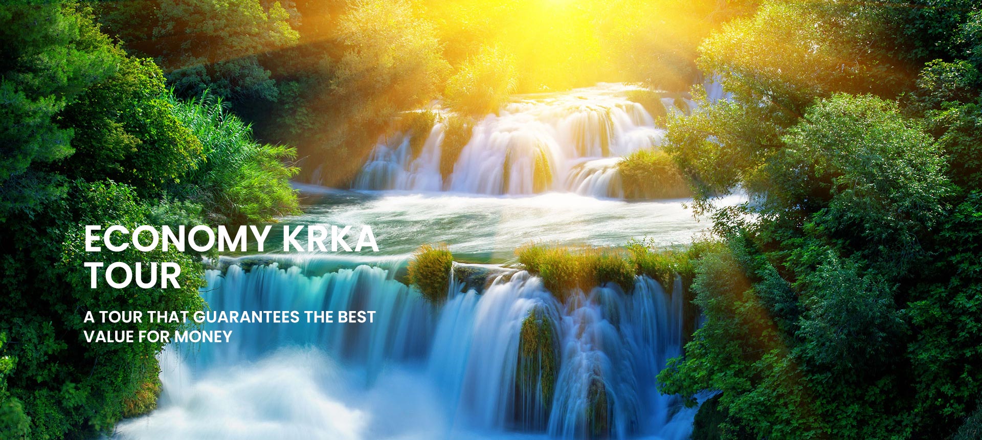 Economy tour to Krka waterfalls