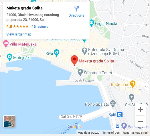 meeting point for economy tour from Split