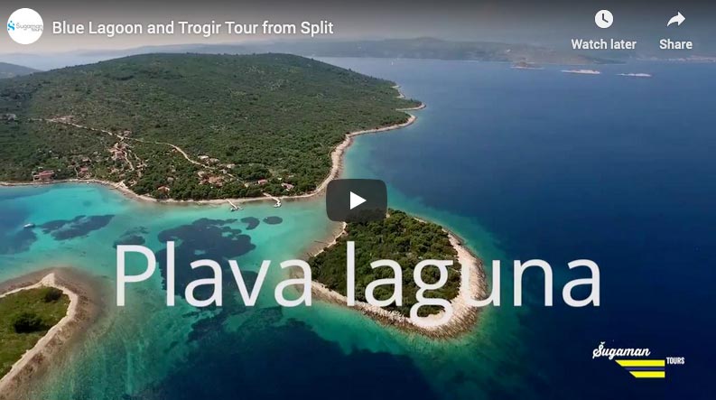 video sa izleta u plavu lagunu i trogir