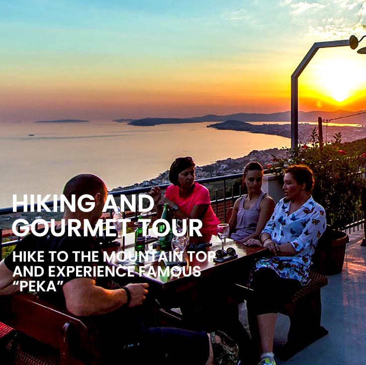 private hiking and gourmet tour